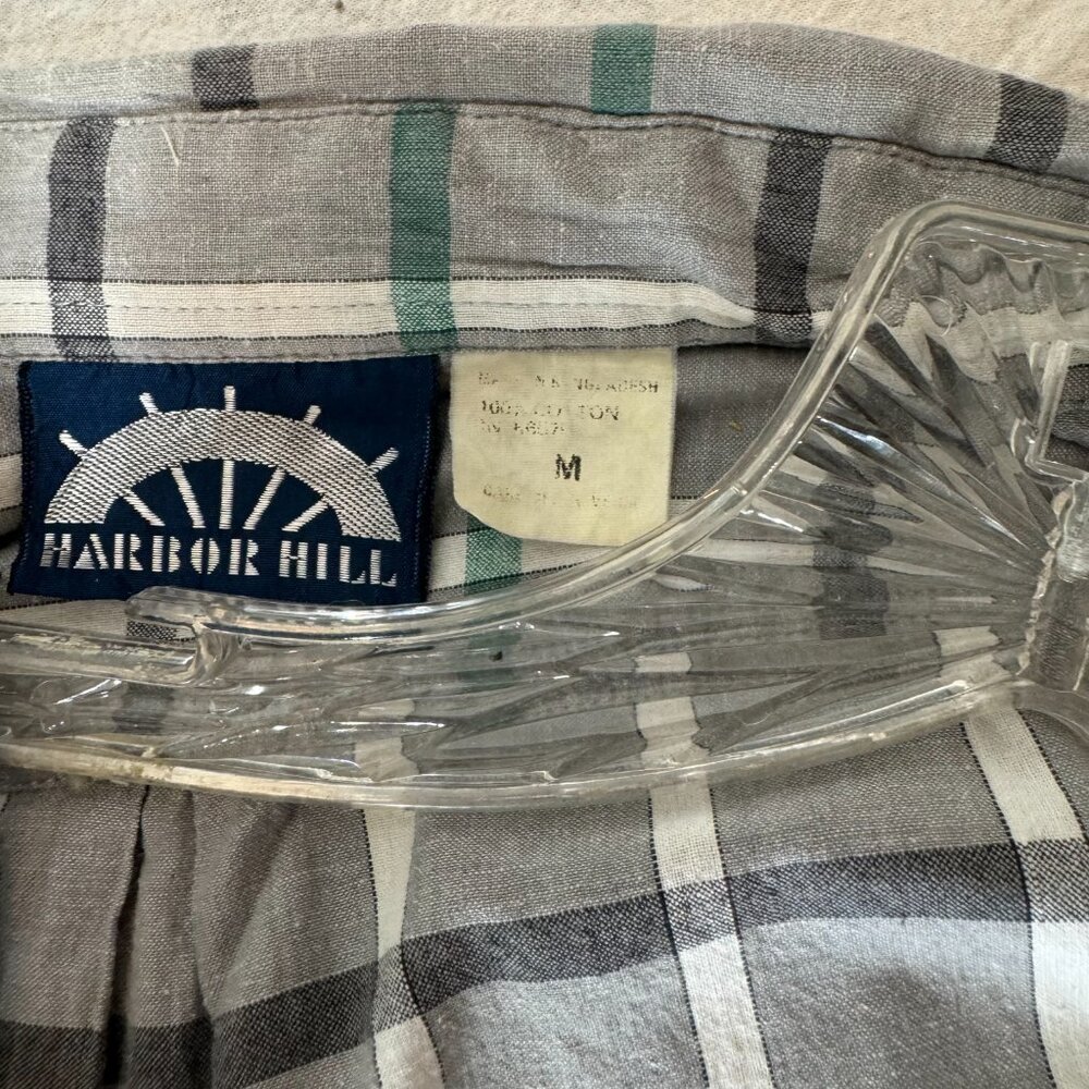 Vintage Men's Harbor Hill Plaid Shirt - Picture 3 of 3
